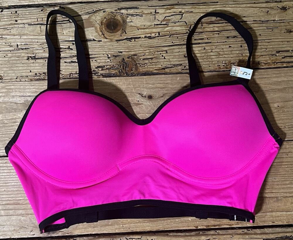 Victoria Secret Women Size S Pink And Black Sport Bra NWT